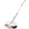 VEVOR Cordless Electric Mop, Electric Spin Mop with Water Tank, up to 40 mins Battery, LED Headlight, Dual Mop Heads