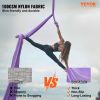 VEVOR Aerial Yoga Hammock & Swing, 4.4 Yards, Yoga Starter Kit with 100gsm Nylon Fabric, Full Rigging Hardware and Easy Set-up Guide