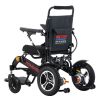 Intelligent Lightweight Foldable Electric Wheelchairs, Compact Power Wheelchair, Portable Folding Carry Wheelchair--GLOSS BLACK
