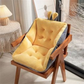 Coccyx And Sciatica Pain Relief Cushion Seat, Office Chair Cushion for Desk Chair (Color: Yellow, size: 50*50cm)